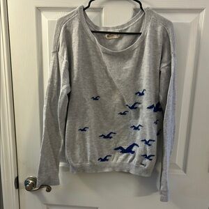 Hollister seagull sweater large
